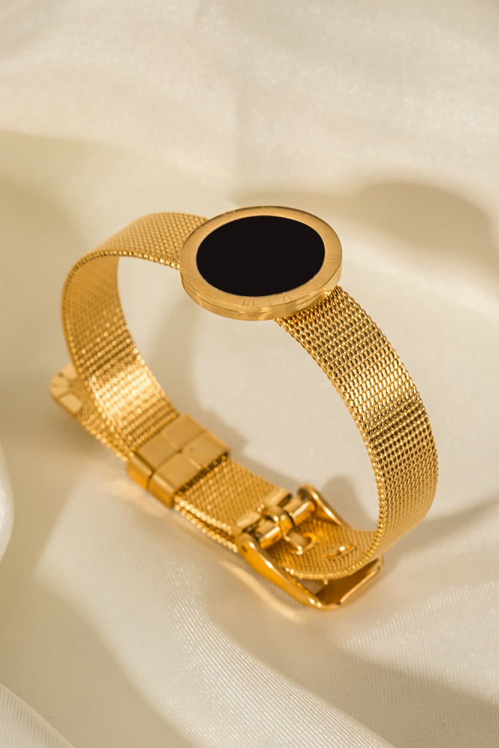 18K Gold-Plated Copper Wide Bracelet